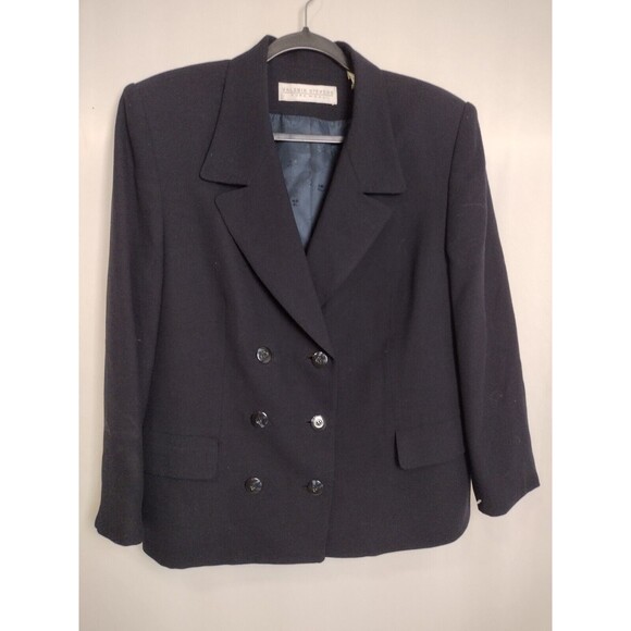 Vintage Valerie Steven’s  Wool Blazer Women’s Button Down Size 10 - Picture 12 of 13